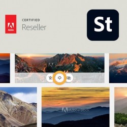 Adobe Stock (Large) voor bedrijven | Teams, 750 assets per maand inbegrepen | Uitbreiden bestaand account | EU talen | 10 - 49 licenties (3 jaar plan)