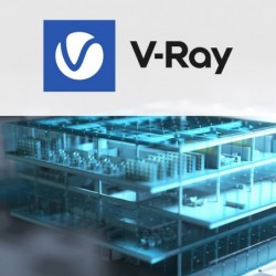 Productafbeelding met het logo van Chaos V-Ray