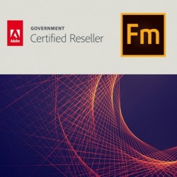 Productafbeelding met het logo van FrameMaker en Cerfitied Adobe Reseller.