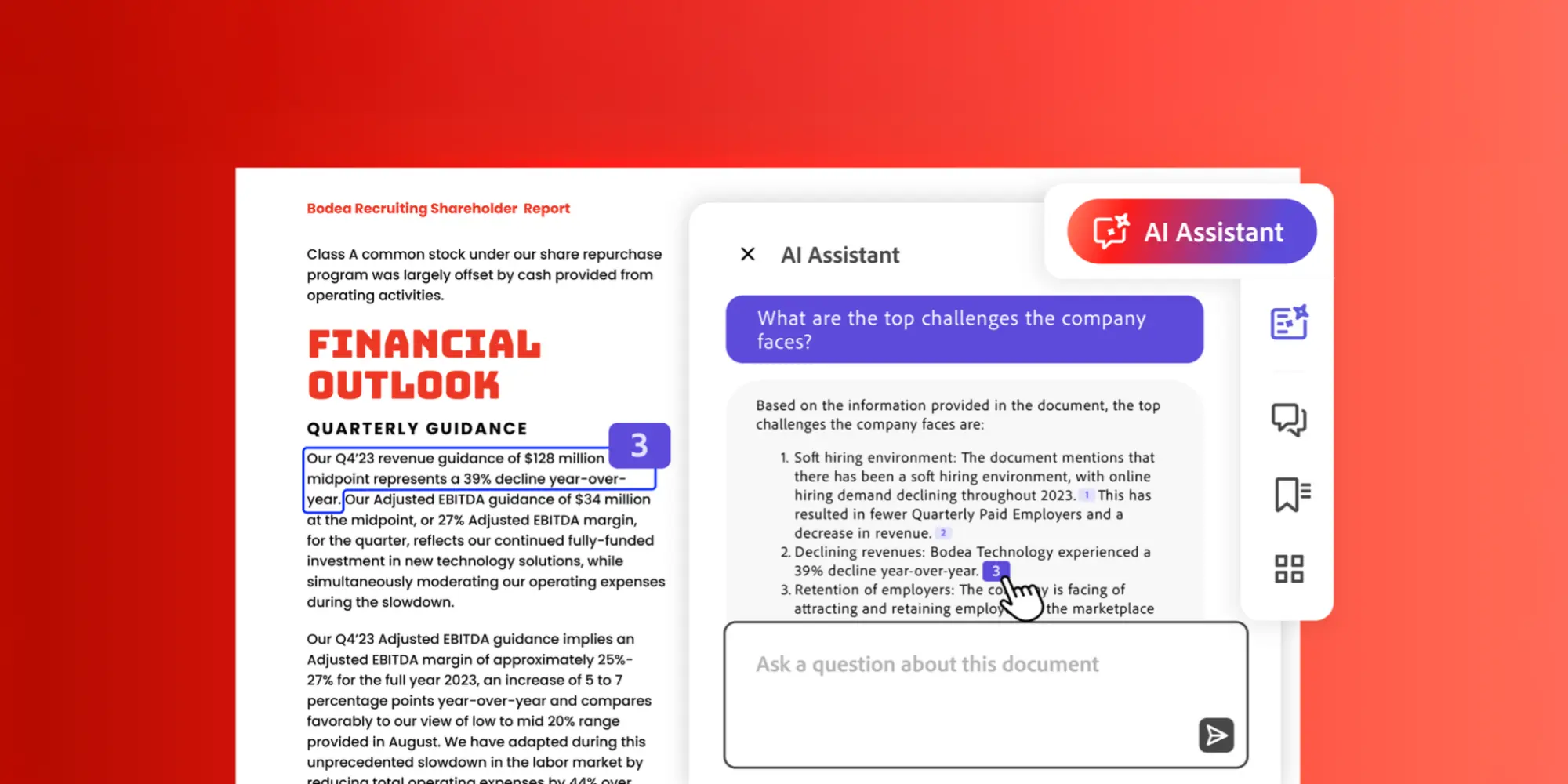 Bronvermelding bij antwoorden van de Acrobat AI Assistent, gebaseerd op uw vragen en het document.