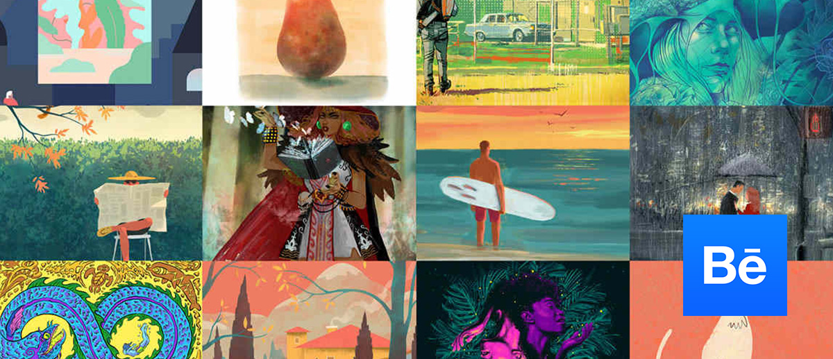 Fresco artwork in Béhance