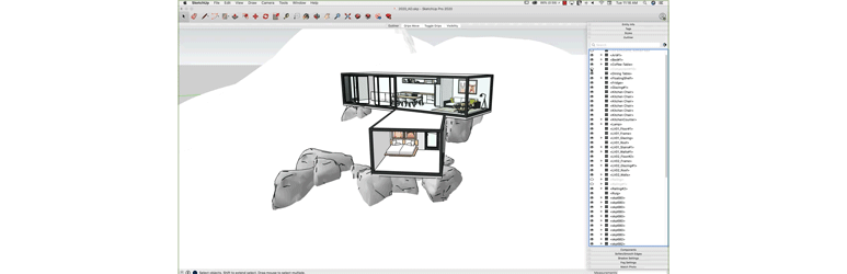 Verbeterde outliner in SketchUp