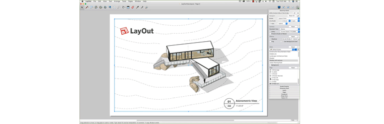Tekening aanpassen in LayOut